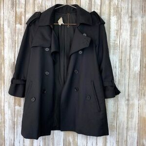 3.1 Phillip Lim slim Black Double-Breasted Trench Coat